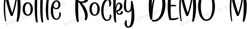 Mollie Rocky DEMO Me字体转换